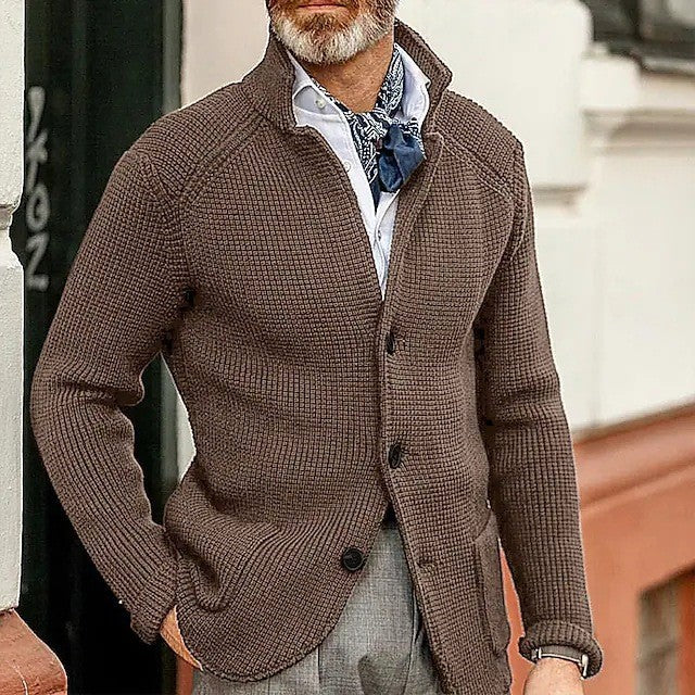 Lawrence™ | Classy Buttoned Cardigan for the Elegant Man