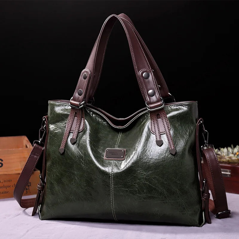 Stella | Faux Leather Tote