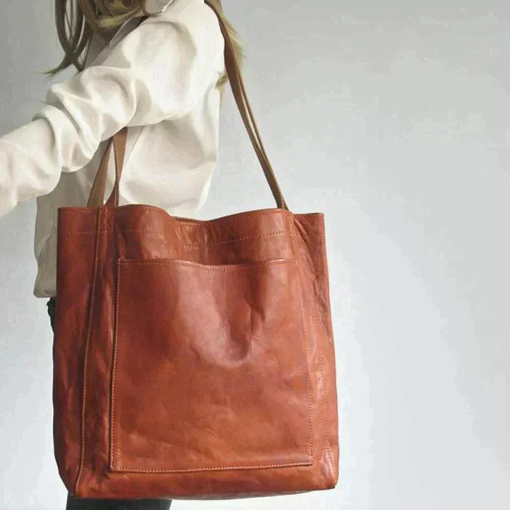 Clara | Faux Leather Tote